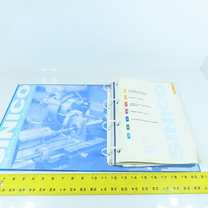 Sinico SIN-O-Matic TR81/2-350 TOP2000 CNC User Manual, Spare Parts, & Tooling