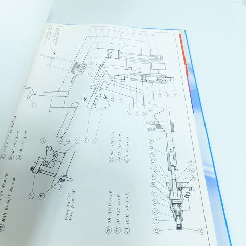 Sinico SIN-O-Matic TR81/2-350 User & Maintenance Manual, Spare Parts, & Tooling