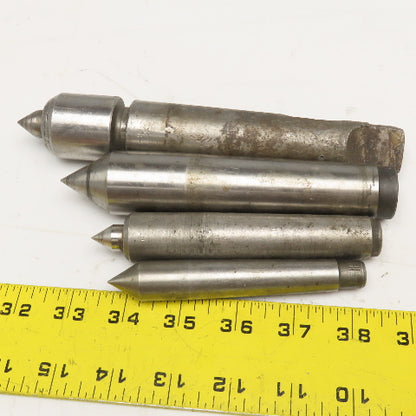 Misc. Lot Lathe Live/Dead Center MT2, 3, 4 One Live Center Lot Of 4