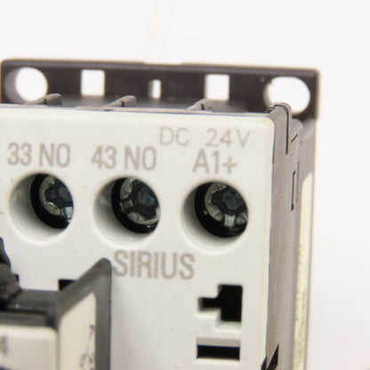 Siemens 3ZX1012-0RH11-1AA1 Contactor Relay 600V 10A Aux 3RH1911-1AA10 24VDC Coil