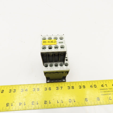 Siemens 3RH12621BB40 Contactor Relay 600V 10A Aux 3RH1911-1GA22-3AA1 24VDC Coil