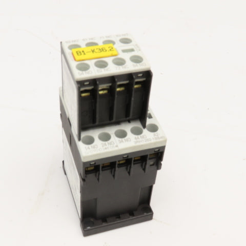 Siemens 3RH12621BB40 Contactor Relay 600V 10A Aux 3RH1911-1GA22-3AA1 24VDC Coil