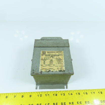 Square D 250SV1B 0.250kVA General Purpose Transformer HV 240/480 LV 120/240 1PH