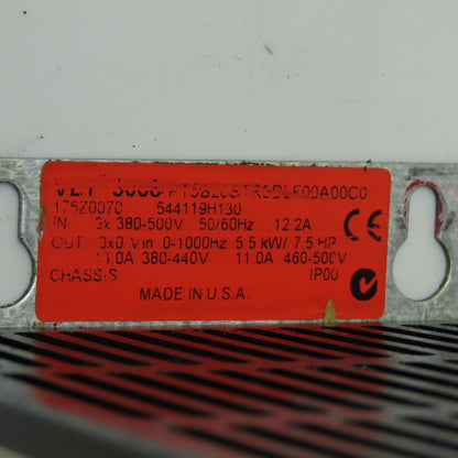 Danfoss VLT 3008 Variable Speed Drive 300-500V 50/60Hz 12.2A Input 7.5HP Out