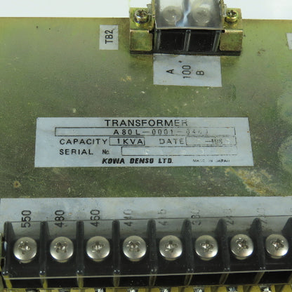 Fanuc A80L-0001-0460 1kVA Transformer Pri 550-200V Sec 100V Single Phase