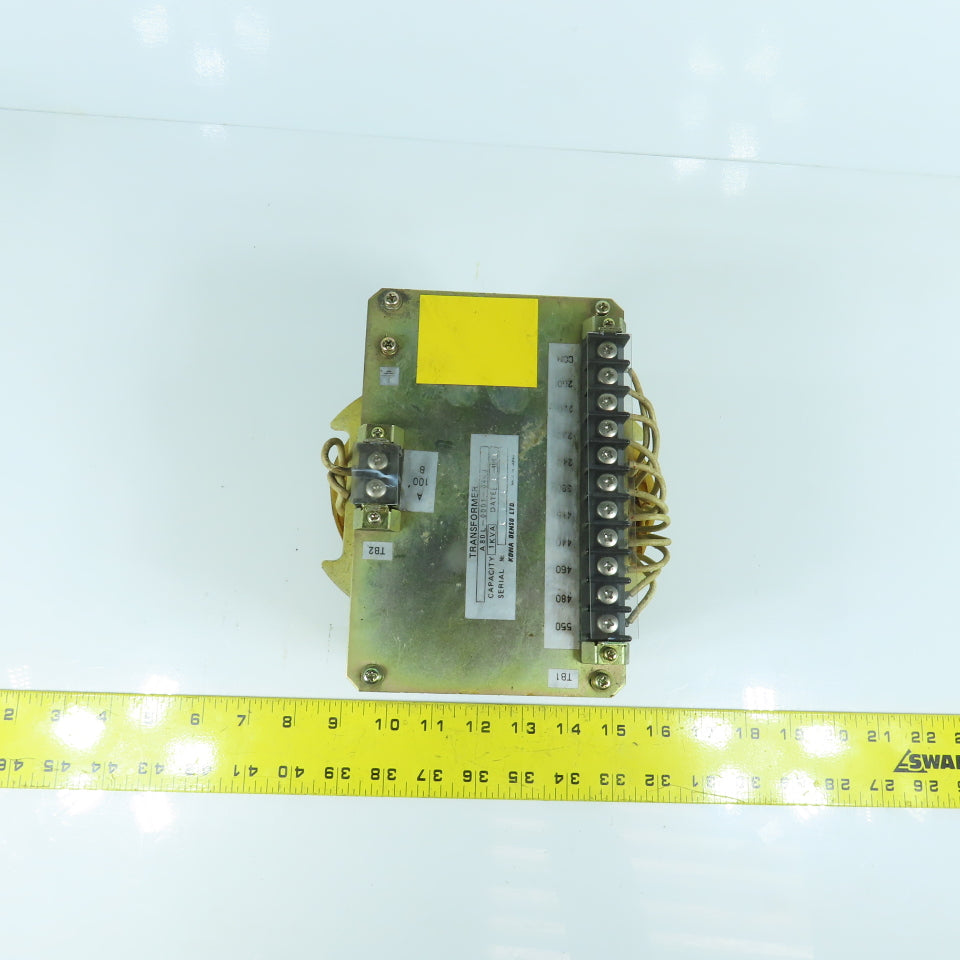Fanuc A80L-0001-0460 1kVA Transformer Pri 550-200V Sec 100V Single Phase