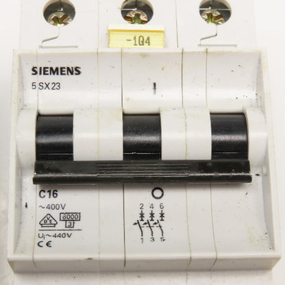 Siemens 5SX2 480V 60A 3 Pole Circuit Breaker Lot Of 2