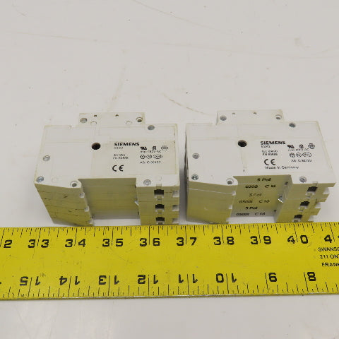 Siemens 5SX2 480V 60A 3 Pole Circuit Breaker Lot Of 2
