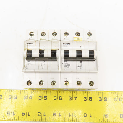 Siemens 5SX2 480V 60A 3 Pole Circuit Breaker Lot Of 2