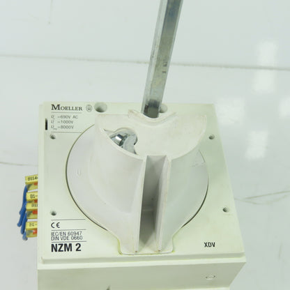 Moeller NZMB2-AF150-BT-NA 150A Circuit Breaker Rotary Sfty Disconnect 3Pole 600V