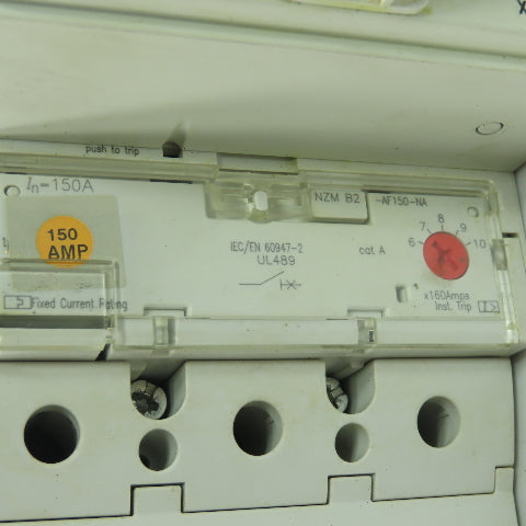 Moeller NZMB2-AF150-BT-NA 150A Circuit Breaker Rotary Sfty Disconnect 3Pole 600V
