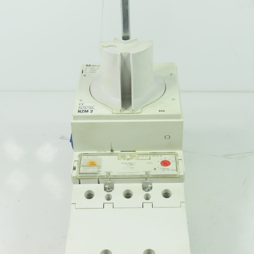 Moeller NZMB2-AF150-BT-NA 150A Circuit Breaker Rotary Sfty Disconnect 3Pole 600V