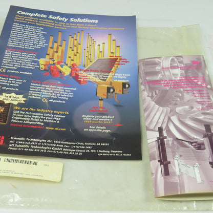 STI 99319-2000 Doc Kit MS/ Of 46 Test Object Light Curtain Kit