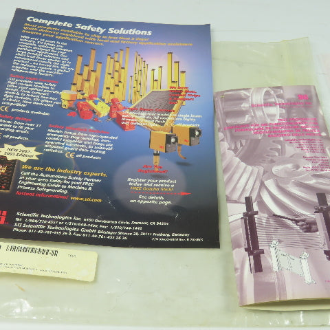 STI 99319-2000 Doc Kit MS/ Of 46 Test Object Light Curtain Kit