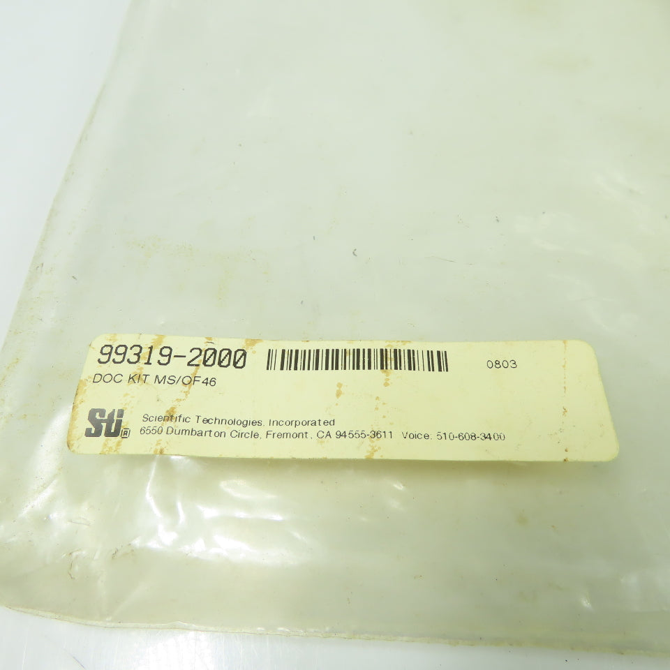 STI 9931-2000 Doc Kit MS/ Of 46 Test Object Light Curtain Kit