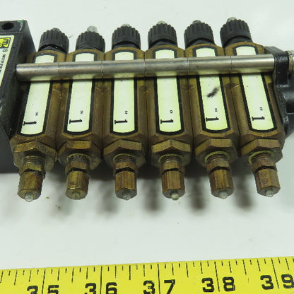 Master Pneumatics 71006104B-C Serv-Oil Multiple-Point Injection Lubricator Stack