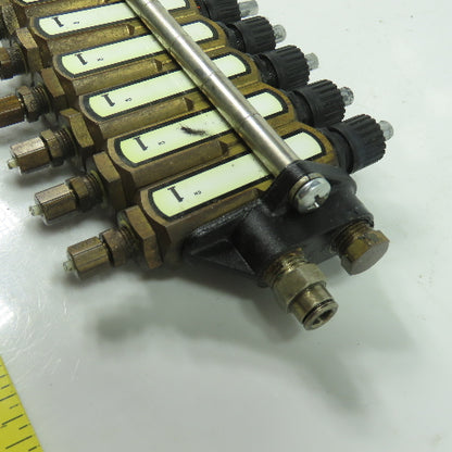 Master Pneumatics 71006104B-C Serv-Oil Multiple-Point Injection Lubricator Stack