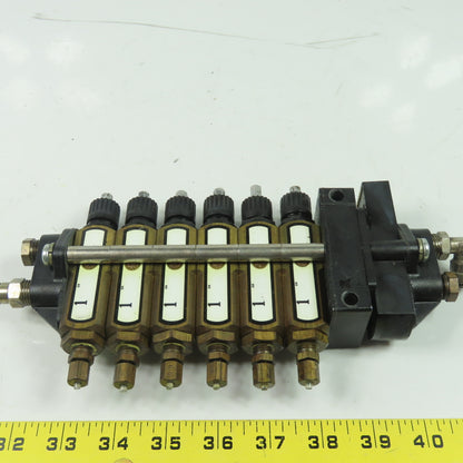 Master Pneumatics 71006104B-C Serv-Oil Multiple-Point Injection Lubricator Stack