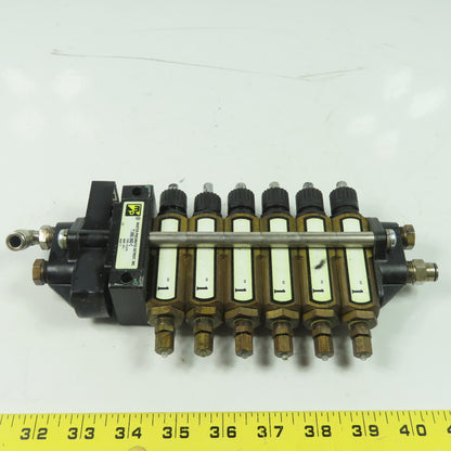Master Pneumatics 71006104B-C Serv-Oil Multiple-Point Injection Lubricator Stack