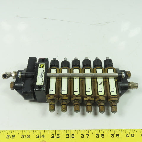 Master Pneumatics 71006104B-C Serv-Oil Multiple-Point Injection Lubricator Stack