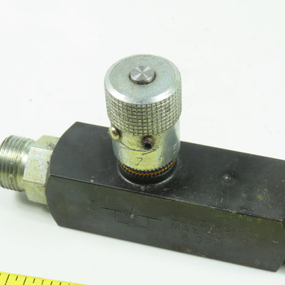 PARKER F820S 5000PSI Bar Hydraulic Flow Control Valve 8GPM