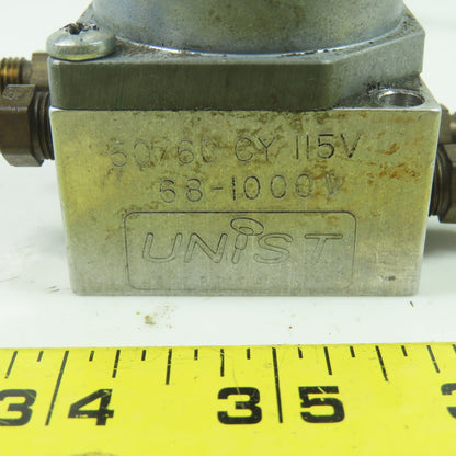 Unist 68-1000V Pneumatic Solenoid Valve 115V 50/60 CY