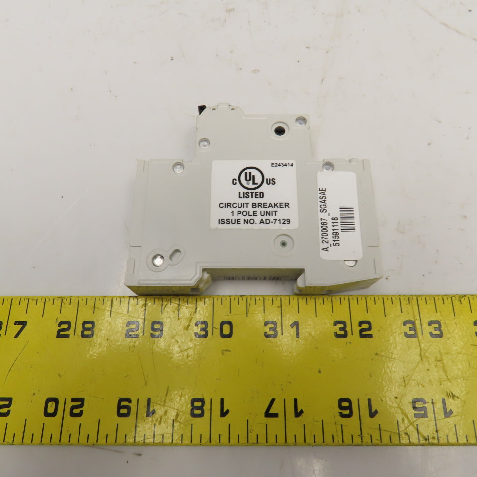 Siemens 5SJ4102-7HG40 240V 2A Single Pole Circuit Breaker Lot Of 5