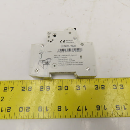 Siemens 5SJ4102-7HG40 240V 2A Single Pole Circuit Breaker Lot Of 5
