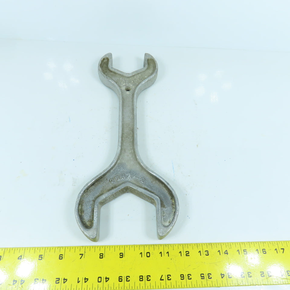 25HA-2 25HA-1-1/2 Double Ended Aluminum Wrench 2" x 1-1/2"