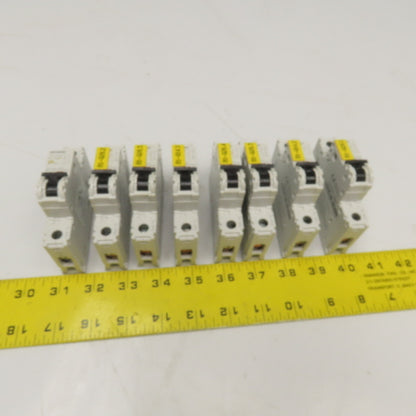 Siemens 5SJ4108-7HG40 240V 8A Single Pole Circuit Breaker Lot Of 8