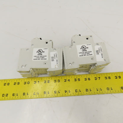 Siemens 5SJ4108-7HG40 240V 8A Single Pole Circuit Breaker Lot Of 8