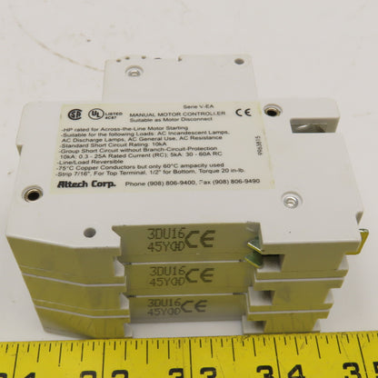 Altech ABL Sursum 3DU16 16A 480Y/277VAC 3 Pole Circuit Breaker