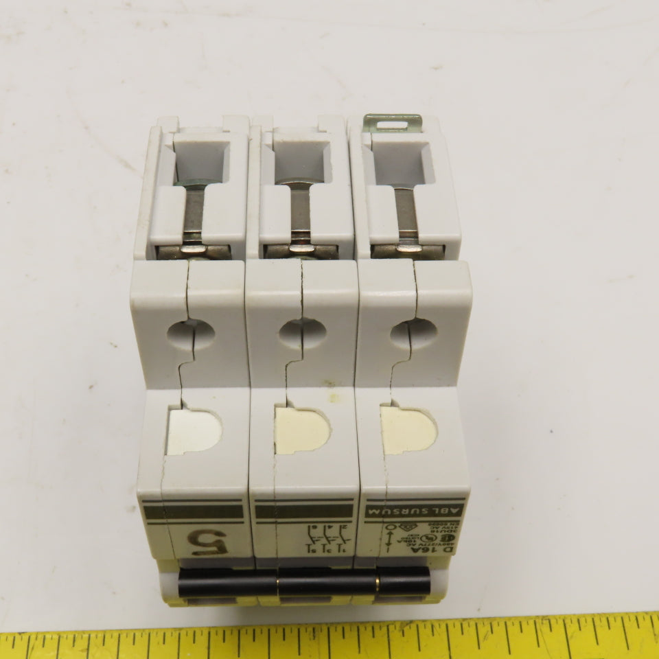 Altech ABL Sursum 3DU16 16A 480Y/277VAC 3 Pole Circuit Breaker