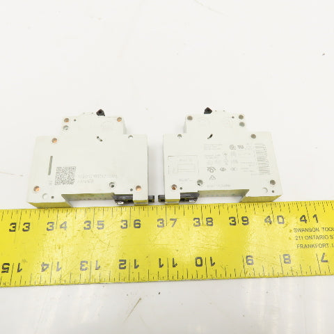 Eaton FAZ-D4/1 4A 277VAC Single Pole Circuit Breaker Lot Of 2