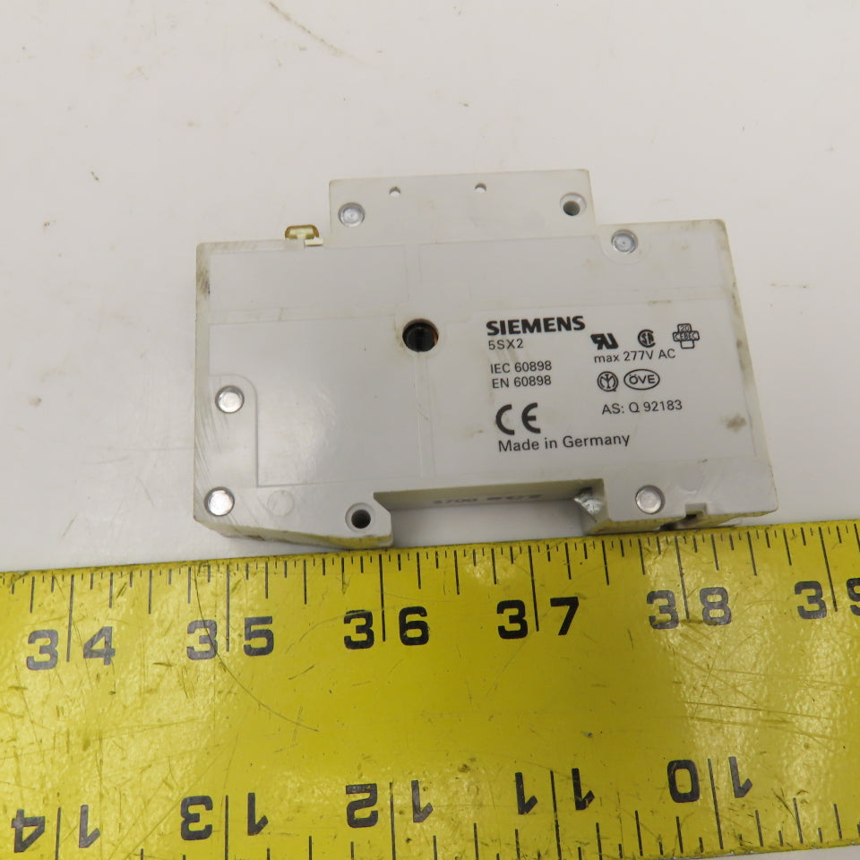 Siemens 5SX21 230/440V Single Pole Circuit Breaker C2, C6, C10 Lot Of 10
