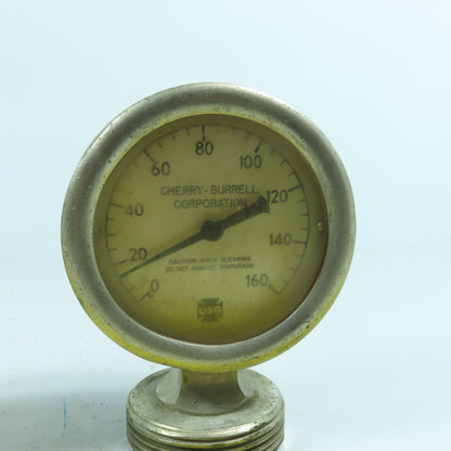 Cherry Burrell Stainless Pressure Gauge With Diaphragm Parts/Repair Lot of 3