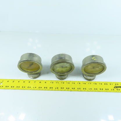 Cherry Burrell Stainless Pressure Gauge With Diaphragm Parts/Repair Lot of 3
