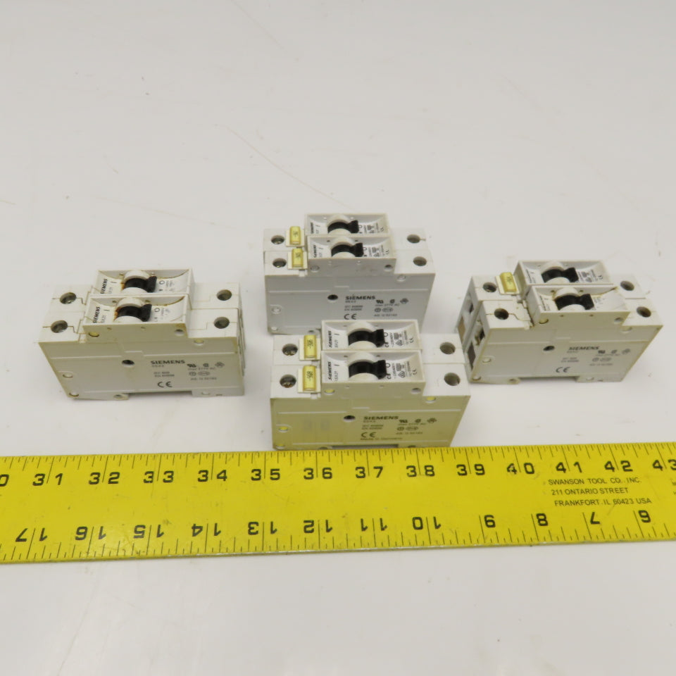 Siemens 5SX21 8A 230/400V Single Pole Circuit Breaker Lot Of 8