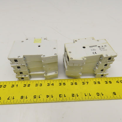 Siemens 5SX21 8A 230/400V Single Pole Circuit Breaker Lot Of 8