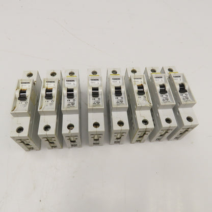 Siemens 5SX21 8A 230/400V Single Pole Circuit Breaker Lot Of 8