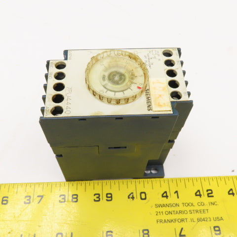 Siemens 7PU4440-1AB30 230V Timing Relay Off Delay 0.5-10s