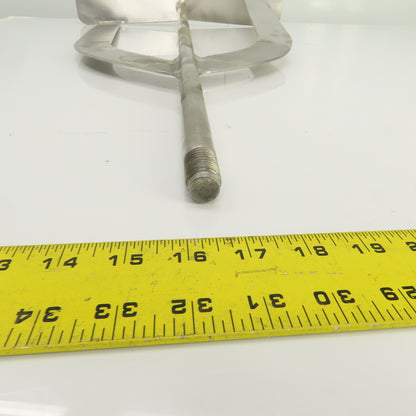 20" Stainless Steel Milk Tank Mixer Agitator 3/4"-10 Shaft 34-1/2" OAL