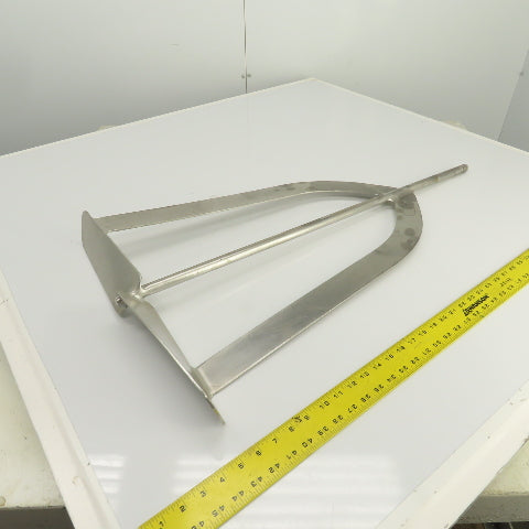 20" Stainless Steel Milk Tank Mixer Agitator 3/4"-10 Shaft 34-1/2" OAL