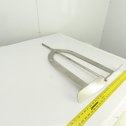 20" Stainless Steel Milk Tank Mixer Agitator 3/4"-10 Shaft 34-1/2" OAL