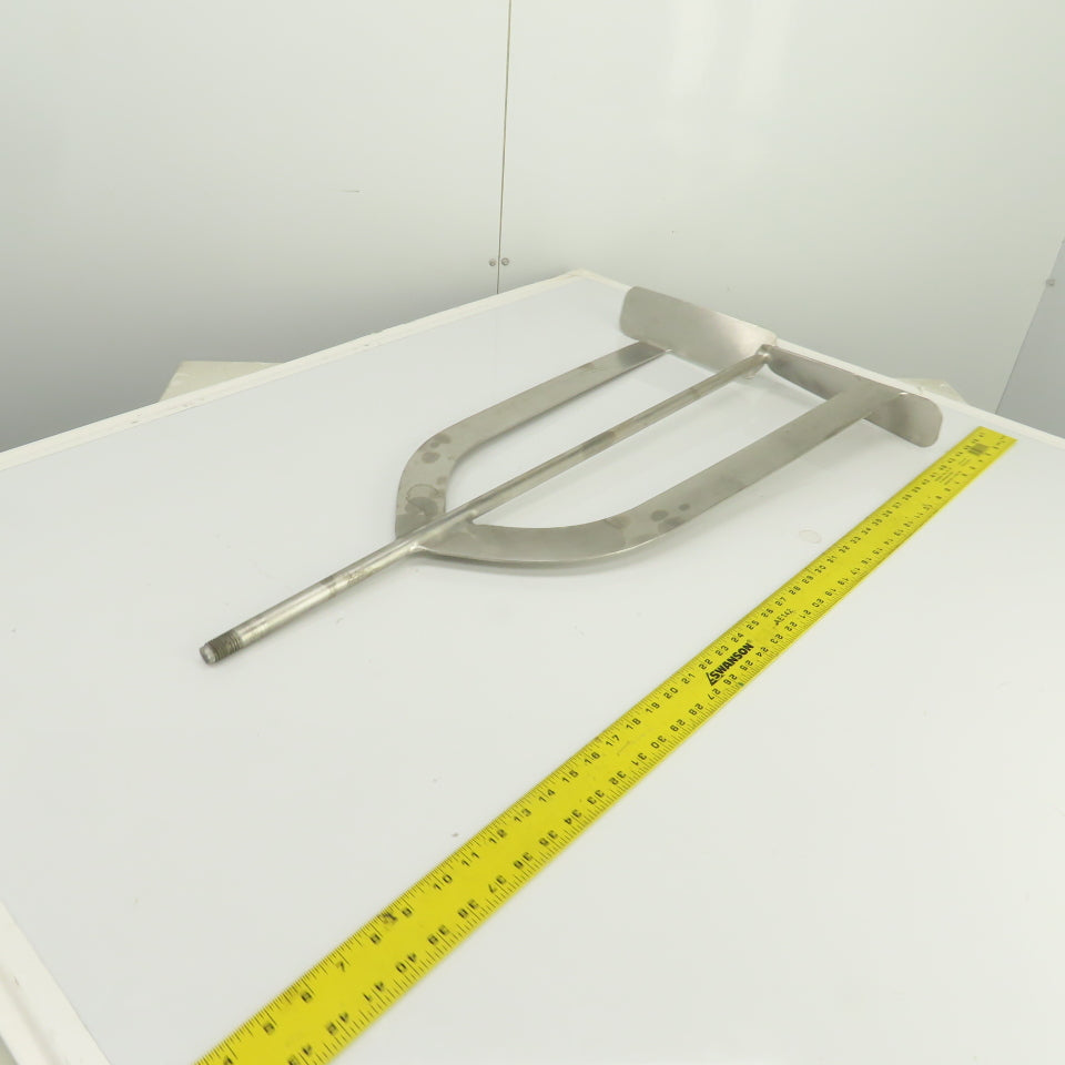 20" Stainless Steel Milk Tank Mixer Agitator 3/4"-10 Shaft 34-1/2" OAL