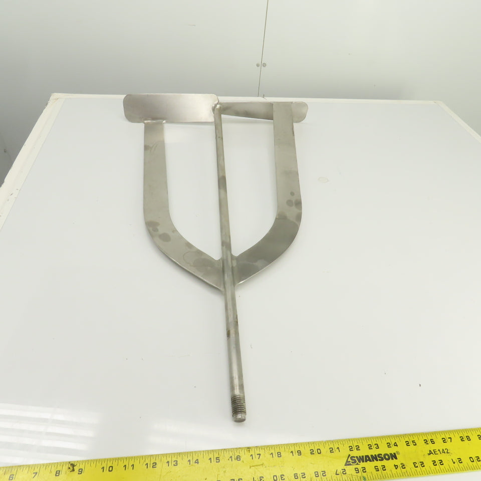 20" Stainless Steel Milk Tank Mixer Agitator 3/4"-10 Shaft 34-1/2" OAL