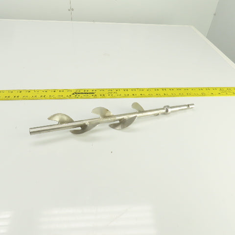 5-Blade Stainless Steel Mixer Agitator Stirrer 5/8" Shaft 17-1/2" OAL