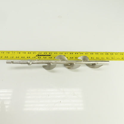 5-Blade Stainless Steel Mixer Agitator Stirrer 5/8" Shaft 17-1/2" OAL