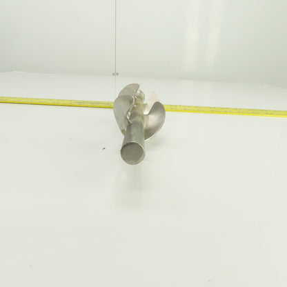 5-Blade Stainless Steel Mixer Agitator Stirrer 5/8" Shaft 17-1/2" OAL
