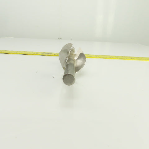 5-Blade Stainless Steel Mixer Agitator Stirrer 5/8" Shaft 17-1/2" OAL